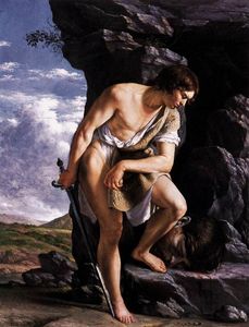 Orazio Gentileschi - David Contemplating the Head of Goliath