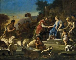 Luca Giordano - Jacob and Rachel at the Well