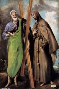 El Greco (Doménikos Theotokopoulos) - St Andrew and St Francis