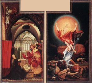 Matthias Grünewald - Annunciation and Resurrection