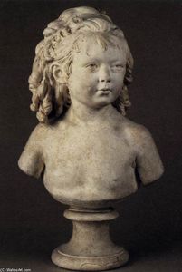 Jean Antoine Houdon - Bust of a Child