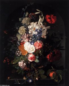 Jan Van Huysum - Bouquet of Flowers