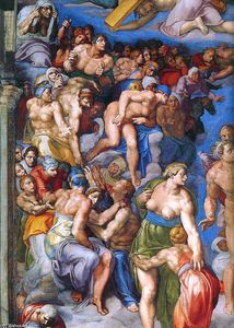 Michelangelo Buonarroti - Last Judgment (detail) (10)
