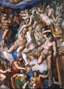 Michelangelo Buonarroti - Last Judgment (detail) (19)