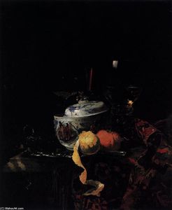 Willem Kalf - Still-Life with Chinese Porcelain Bowl