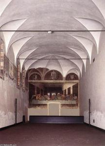 Leonardo Da Vinci - The Refectory with the Last Supper after restoration