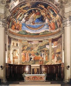 Fra Filippo Lippi - View of the Apse of the Cathedral