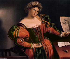 Lorenzo Lotto - Portrait of a Lady as Lucretia