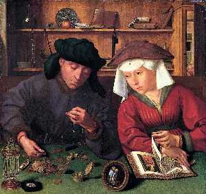Quentin Massys - The Moneylender and his Wife
