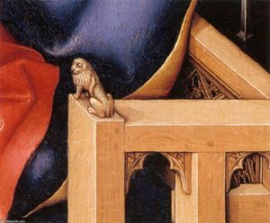 Robert Campin (Master Of Flemalle) - Mérode Altarpiece (detail) (17)