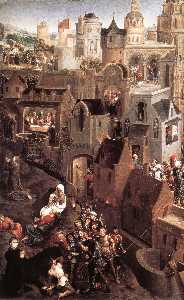 Hans Memling - Scenes from the Passion of Christ (left side)