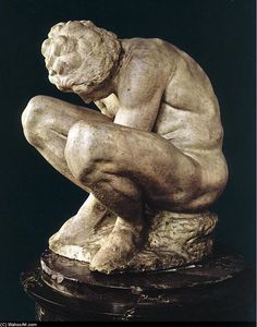 Michelangelo Buonarroti - Crouching Boy
