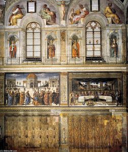 Michelangelo Buonarroti - Detail of the wall decoration