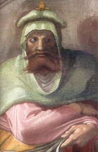 Michelangelo Buonarroti - Jesse - David - Solomon (detail)