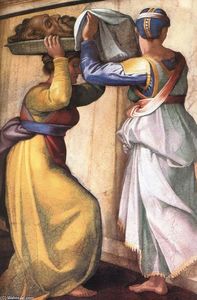 Michelangelo Buonarroti - Judith and Holofernes (detail)