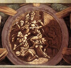Michelangelo Buonarroti - Medallion (15)