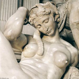 Michelangelo Buonarroti - Night (detail)