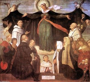Alessandro Bonvicino (Moretto Da Brescia) - The Virgin of Carmel
