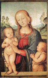 Vannucci Pietro (Le Perugin) - Madonna with Child and the Infant St John
