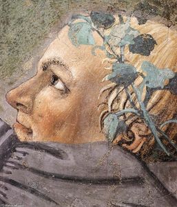Piero Della Francesca - 3. Burial of the Holy Wood (detail)