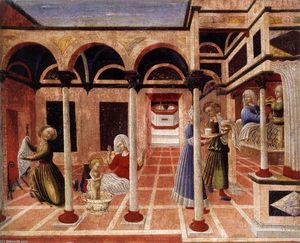Pietro Di Giovanni D-ambrogio - Birth of St Nicholas