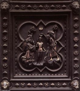 Andrea Pisano - Baptism of Christ (panels of the south doors)