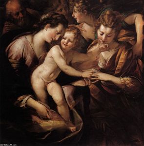 Giulio Cesare Procaccini - The Mystic Marriage of St Catherine