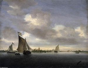 Salomon Van Ruysdael - Marine
