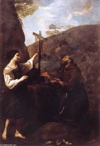 Andrea Sacchi - St Francis Marrying Poverty