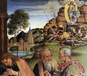 Luca Signorelli - Lamentation over the Dead Christ (detail)