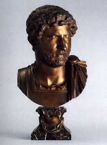 Massimiliano Soldani Benzi - Bust of Hadrian