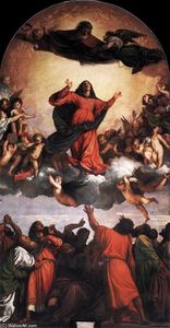 Tiziano Vecellio (Titian) - Assumption of the Virgin - (buy famous paintings)