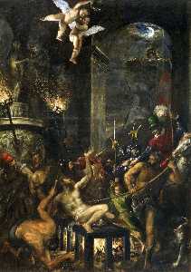Tiziano Vecellio (Titian) - Martyrdom of St Lawrence