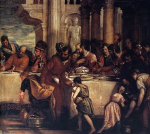 Paolo Veronese - Feast at the House of Simon (detail)