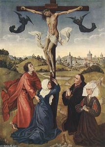 Rogier Van Der Weyden - Crucifixion Triptych (central panel)
