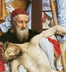 Rogier Van Der Weyden - Deposition (detail) (8)