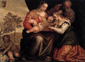Giovanni Battista Zelotti - Mystic Marriage of S Catherine