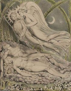 William Blake - Adam and Eve Sleeping