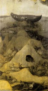 Hieronymus Bosch - Noah-s Ark on Mount Ararat (obverse)