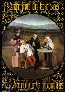 Hieronymus Bosch - The Cure of Folly (Extraction of the Stone of Madness)