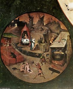 Hieronymus Bosch - The Seven Deadly Sins (detail)