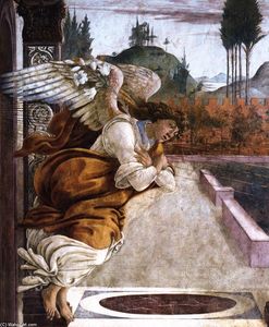 Sandro Botticelli - Annunciation (detail)