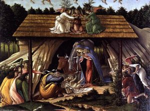 Sandro Botticelli - The Mystical Nativity (detail)