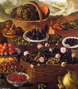 Vincenzo Campi - Fruit Seller (detail)
