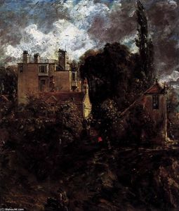 John Constable - The Admiral's House (The Grove)