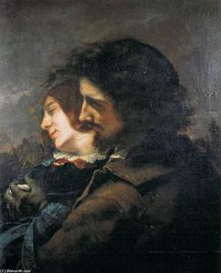 Gustave Courbet - Lovers in the Countryside