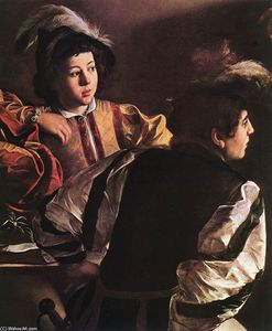 Caravaggio (Michelangelo Merisi) - The Calling of Saint Matthew (detail) (9)