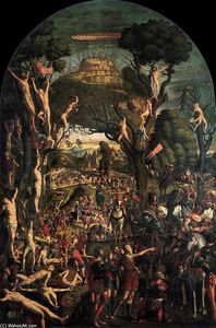 Vittore Carpaccio - Crucifixion and Apotheosis of the Ten Thousand Martyrs