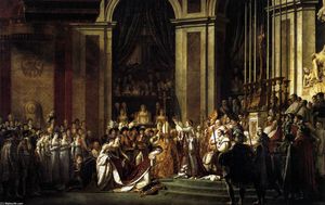 Jacques Louis David - Consecration of the Emperor Napoleon I and Coronation of the Empress Josephine