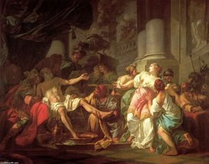 Jacques Louis David - The Death of Seneca